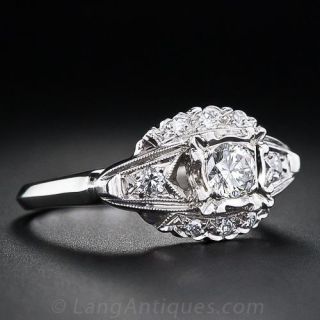 .25 Carat Vintage  Diamond Engagement Ring