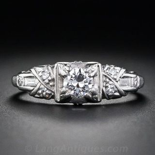 .25 Carat Vintage  Diamond Engagement Ring