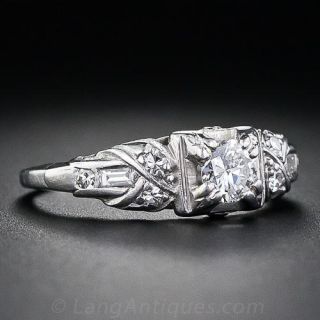 .25 Carat Vintage  Diamond Engagement Ring