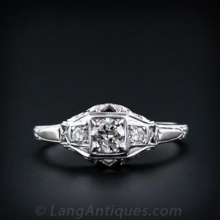 .25 ct. Art Deco Diamond Engagement Ring