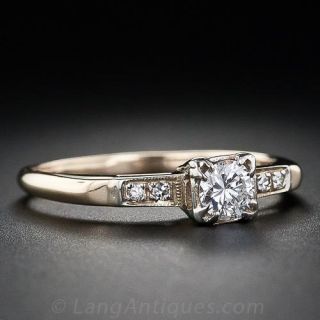 .25 ct. Two-Tone Gold Illusion Diamond Engagement Ring
