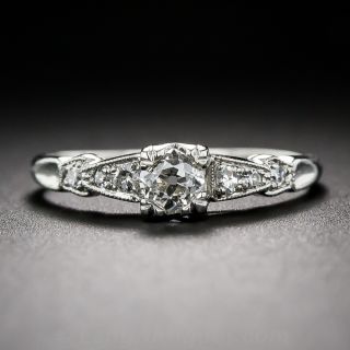 .26 Carat Mine-Cut Mid Century Diamond Engagement Ring