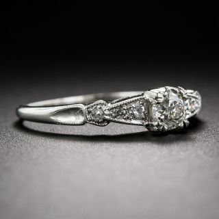 .26 Carat Mine-Cut Mid Century Diamond Engagement Ring