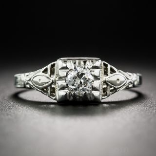 .27 Carat Art Deco Diamond Engagement Ring
