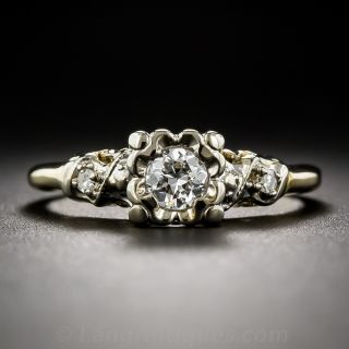.27 Carat Diamond Vintage Engagement Ring