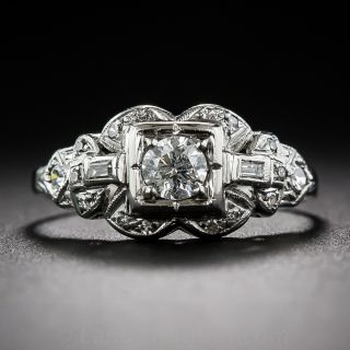 .27 Carat Late-Art Deco Diamond Engagement Ring