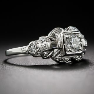 .27 Carat Late-Art Deco Diamond Engagement Ring