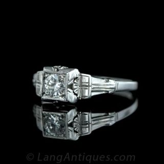 .29 Carat Art Deco Diamond Ring