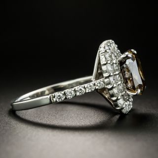3.02 Carat Natural Fancy Dark Brown Diamond Ring - GIA
