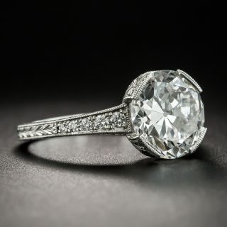 3.04 Ct. European Diamond Ring - GIA E SI1