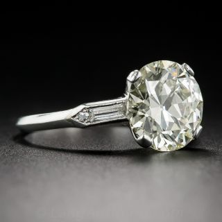 3.06 Carat Old European-Cut Diamond Ring