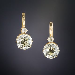 3.10 Carats French Diamond Earrings