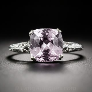 3.16 Carat Violet Sapphire Vintage Ring
