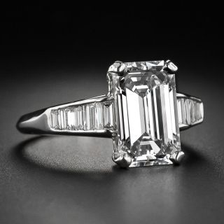 3.18 Carat Emerald-Cut Diamond  GIA H VS1