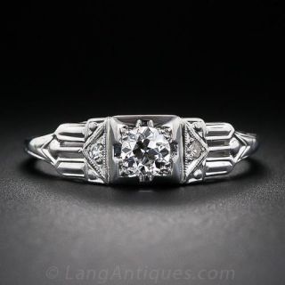 .30 Carat Art Deco Diamond Engagement Ring