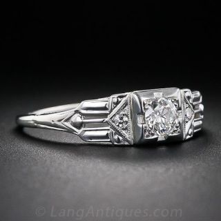 .30 Carat Art Deco Diamond Engagement Ring