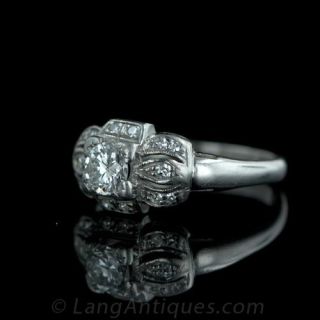 .30 Carat Art Deco Diamond Engagement Ring
