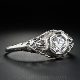 .30 Carat Art Deco Diamond Ring