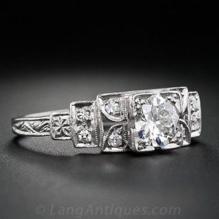 .30 Carat Art Deco Diamond Ring