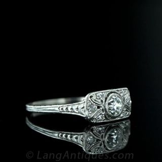 .30 Carat Art Deco Diamond Ring
