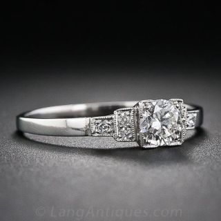 .30 Carat Diamond Art Deco Engagement Ring 