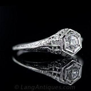 .30 Carat Diamond Filigree Ring