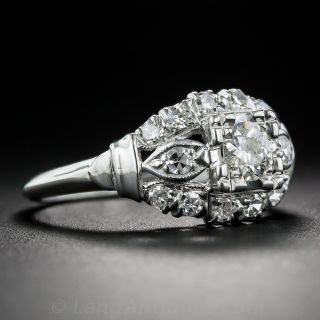 .30 Carat Diamond Platinum Vintage Engagement Ring
