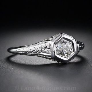 .30 Carat Diamond Vintage Engagement Ring