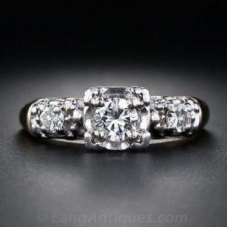 .30 Carat Mid-Century Diamond Engagement Ring