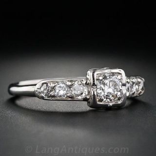 .30 Carat Mid-Century Diamond Engagment Ring