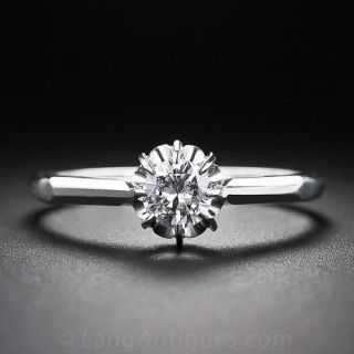 .30 Carat Mid-Century Diamond Solitaire