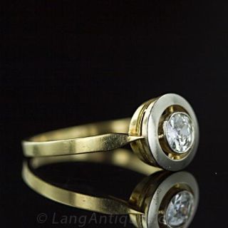 .30 Carat Platinum over Gold Diamond Ring