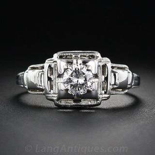 .31 Carat Art Deco Diamond Engagement Ring - 2