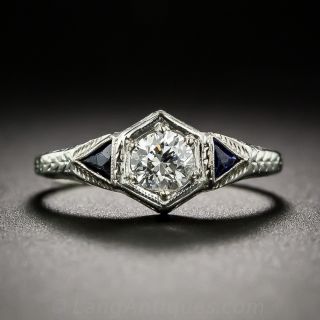 .32 Carat Art Deco Diamond Engagement Ring