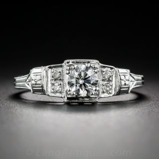 .32 Carat Diamond Late Art Deco Engagement Ring