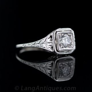 .33 Carat Art Deco Diamond Ring