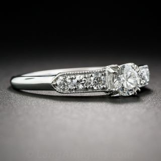.33 Carat Diamond Art Deco Engagement Ring