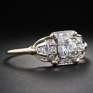 .33 Carat Mid-Century Diamond Engagement Ring