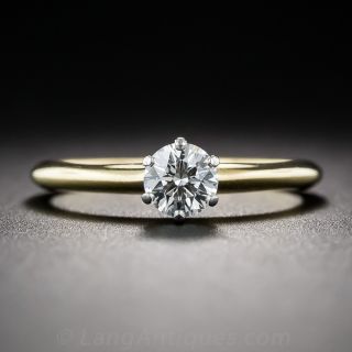 .34 Carat Tiffany and Co. Diamond Solitaire Ring