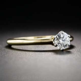 .34 Carat Tiffany and Co. Diamond Solitaire Ring