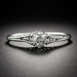 .35 Carat Antique Diamond Engagement Ring