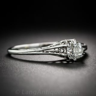 .35 Carat Antique Diamond Engagement Ring