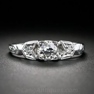 .35 Carat Art Deco Engagement Ring