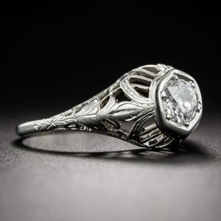 .35 Carat Art Deco Solitaire Engagement Ring