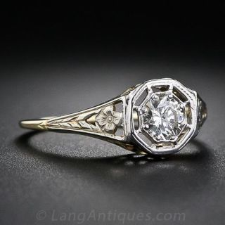 .35 Carat Diamond Edwardian Engagement Ring