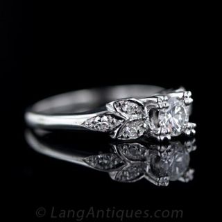 .35 Carat Diamond Engagement Ring from the 1950's
