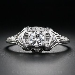 .35 Carat Edwardian Diamond Ring