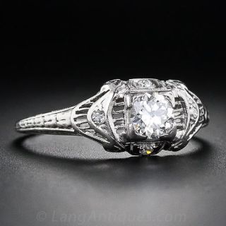 .35 Carat Edwardian Diamond Ring
