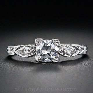 .35 Carat Estate Diamond Engagement Ring