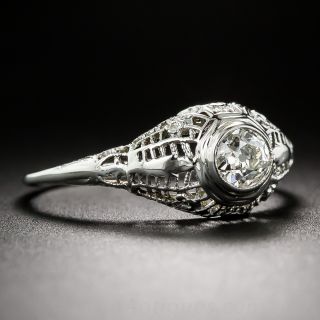 .35 Carat Filigree Engagement Ring
